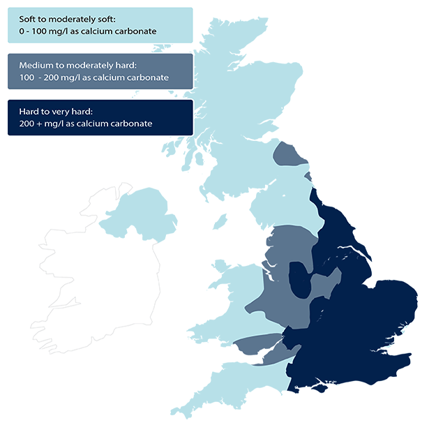 hard water in the UK